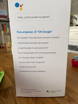 google home altavoz inteligente