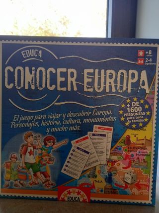 Juego mesa conocer Europa