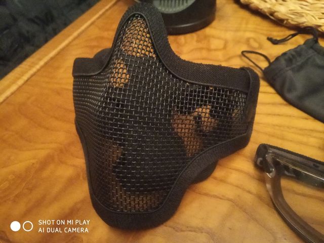 Airsoft mascar y gafas