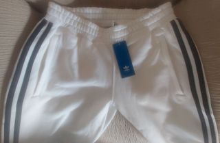 Pantalón Adidas Originals Tourney Trefoil blanco 