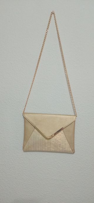 Bolso de fiesta dorado 