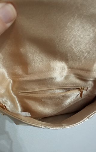Bolso de fiesta dorado 