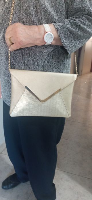 Bolso de fiesta dorado 