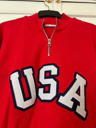 Sudadera Usa zara