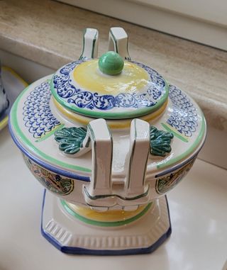 Centrotavola contenitore vintage