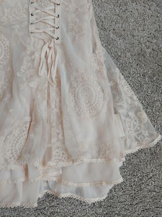 Falda encaje tul highly preppy