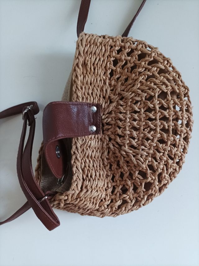 Bolso crema para mujer