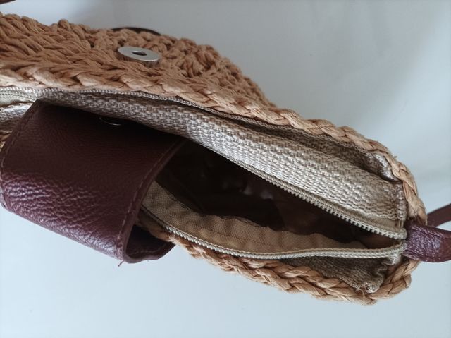 Bolso crema para mujer