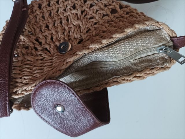 Bolso crema para mujer