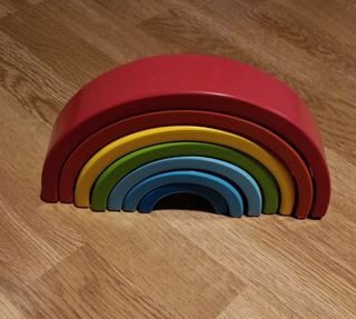 Arco iris madera Eurekakids 