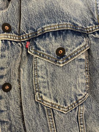 cazadora vaquera borrego levis