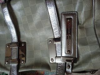 Bolso Roberto Verino gris metalizado 