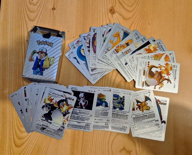 Cartas podemos plateadas