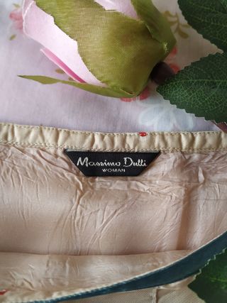 Falda de seda de Massimo Dutti. Talla 40