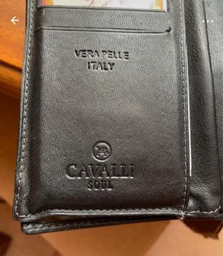 Portafoglio cavalli originale nero