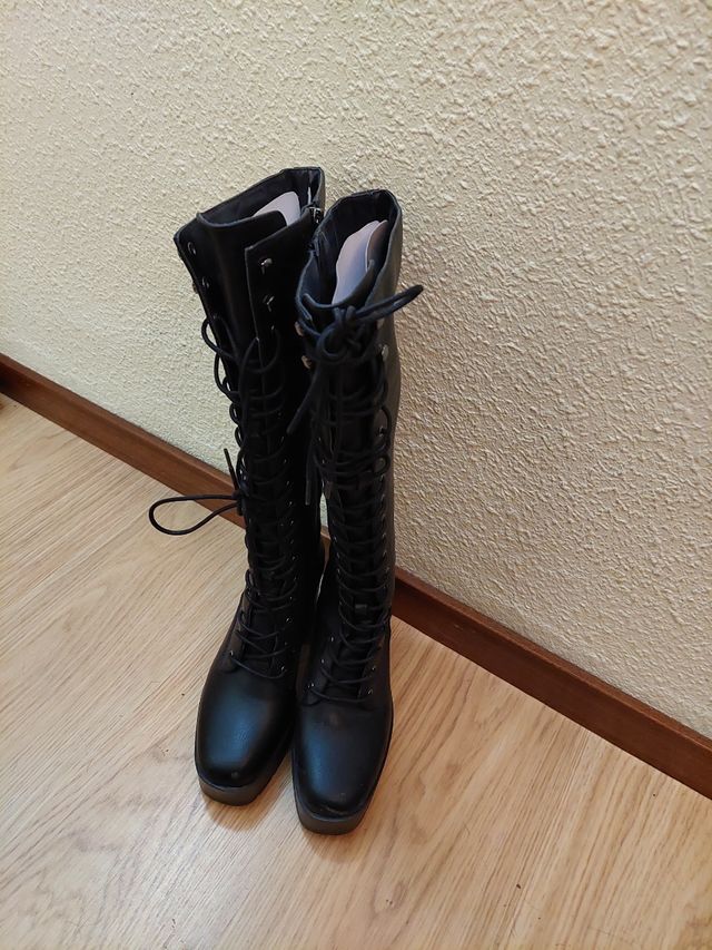 Botas plataforma 37 stradivarius