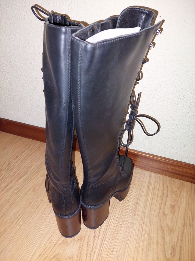 Botas plataforma 37 stradivarius