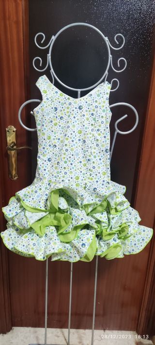 traje de flamenca niña,008