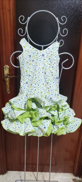 traje de flamenca niña,008