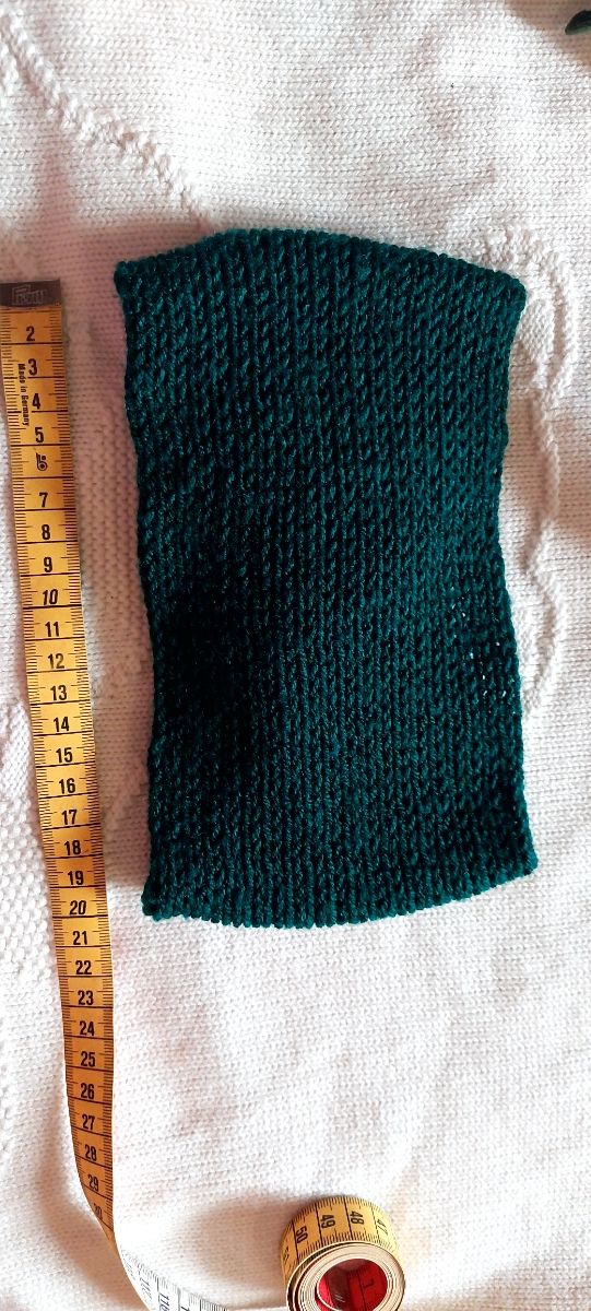 Fascia per capelli in maglia ai ferri