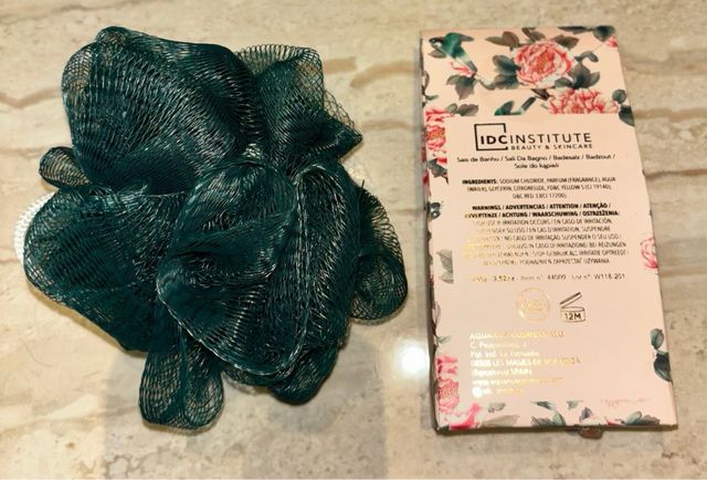 Esponja y sales de Baño