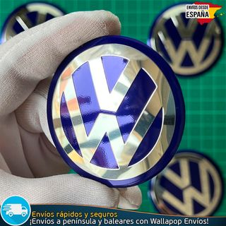 X4 Emblemas Volkswagen 60mm Pegatinas Tapacubos
