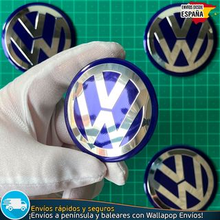 X4 Emblemas Volkswagen 60mm Pegatinas Tapacubos