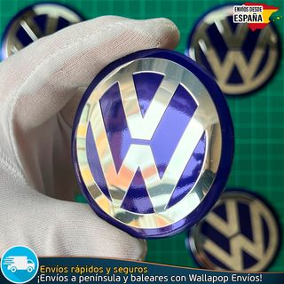 X4 Emblemas Volkswagen 60mm Pegatinas Tapacubos