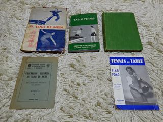 Libros sobre tenis de mesa / ping pong