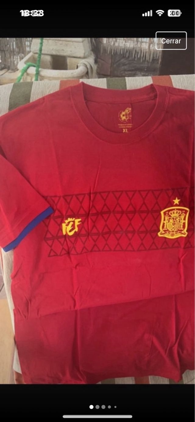 camiseta sin estrenar- seleccion española XL
