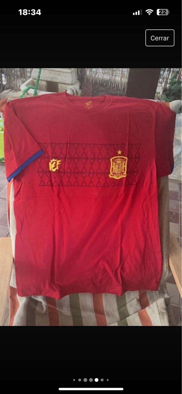 camiseta sin estrenar- seleccion española XL