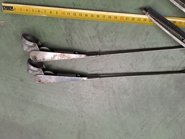 Brazos limpia cromados antiguos