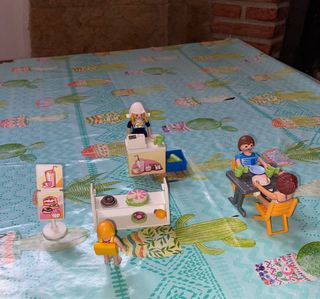 Playmobil merienda al aíre libre