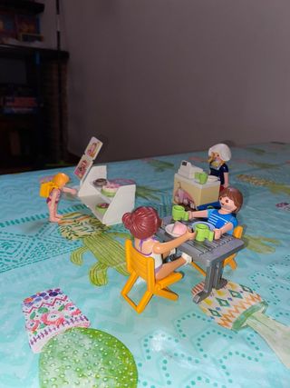 Playmobil merienda al aíre libre