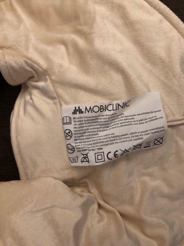 Almohadilla eléctrica cervical