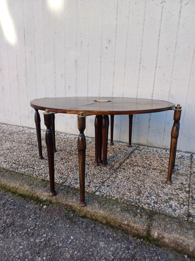 🤩🌎TAVOLINO VINTAGE SMONTABILE IN 4PEZZI 😸💝