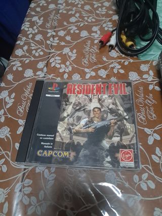 Playstation 1 completa, con Resident evil 1