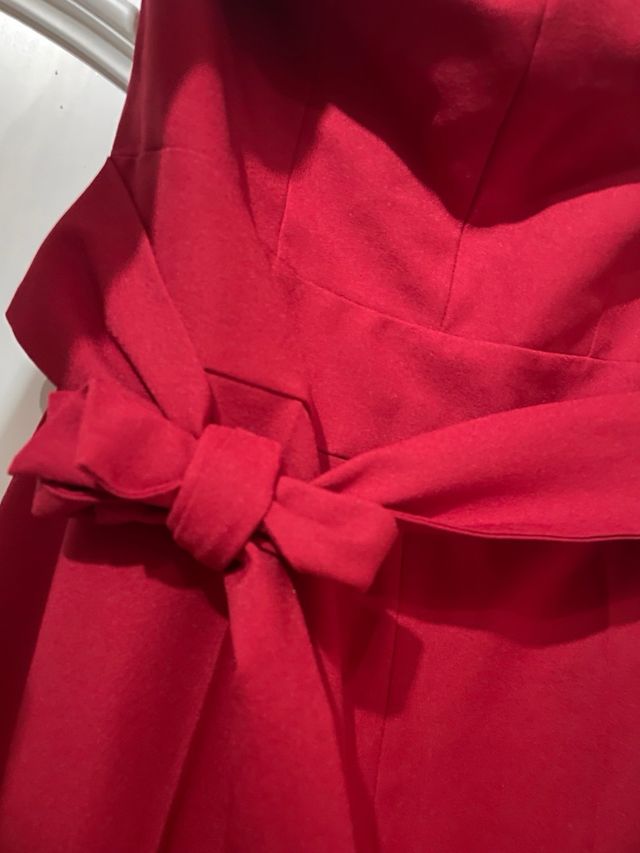 mono rojo elastico escote corazon