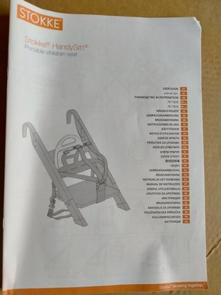 Trona de viaje plegable STOKKE HANDYSITT c/textil