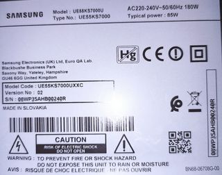 DESPIECE TV SAMSUNG UE55KS7000U.