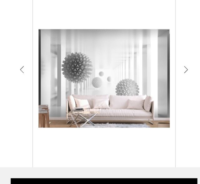 Papel pintado 3D. esferas.