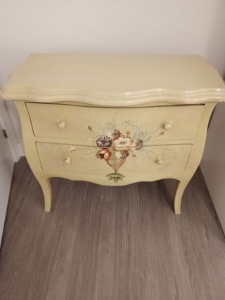 comoda madera estilo romántico, hago envío! 