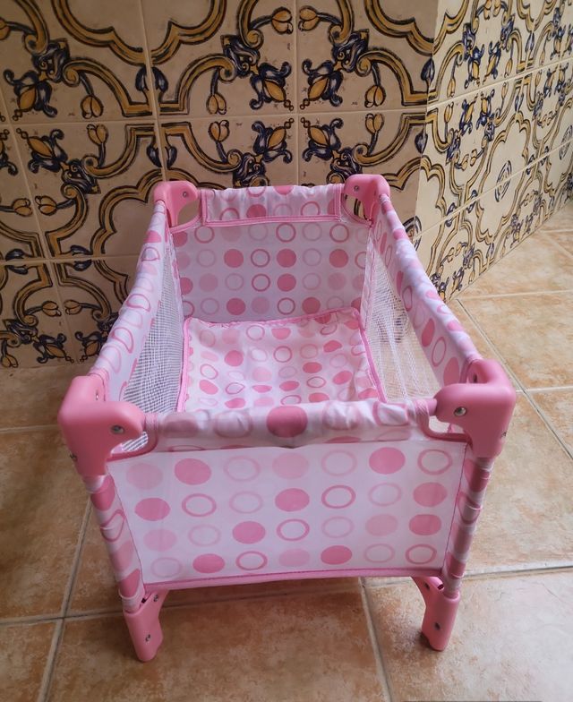 Cuna de viaje plegable para muñec@s.