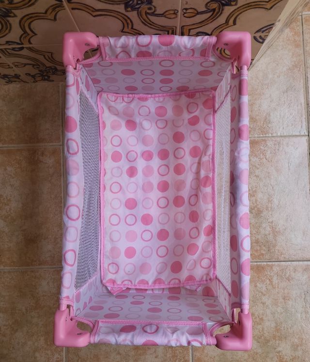 Cuna de viaje plegable para muñec@s.