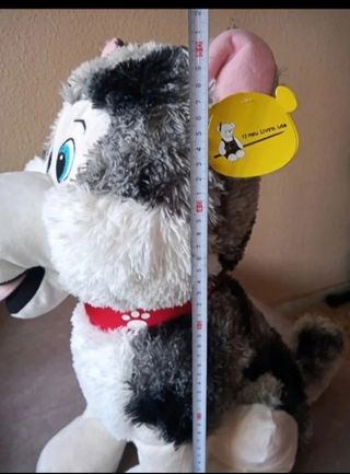 Peluche perro Husky Nuevo con etiqueta