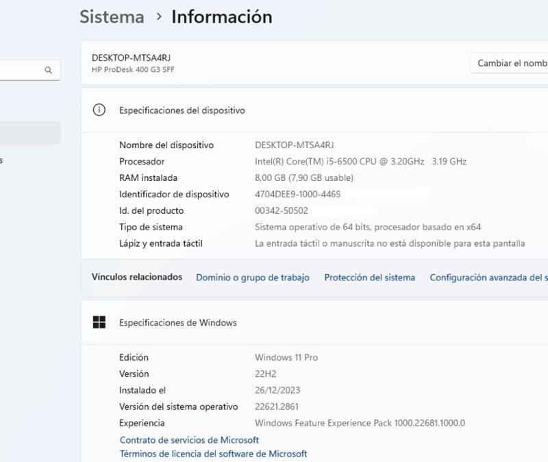HP ProDesk 400 G3 SFF Intel Core i5 afbeelding 7
