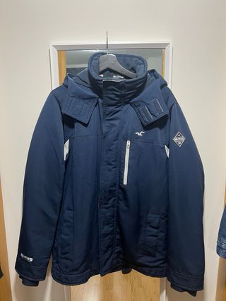Abrigo Hollister Azul