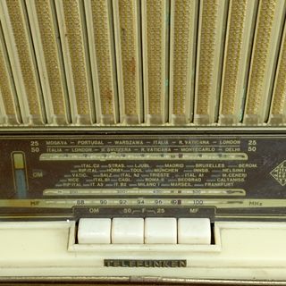 Radio antica Telefunken.
