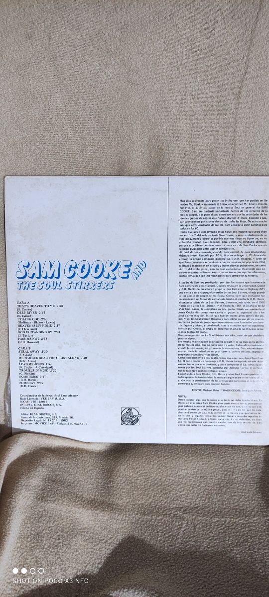 Disco LP vinilo de Sam Cooke
