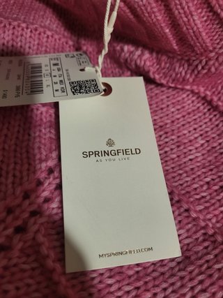 Springfield jersey de punto rosa